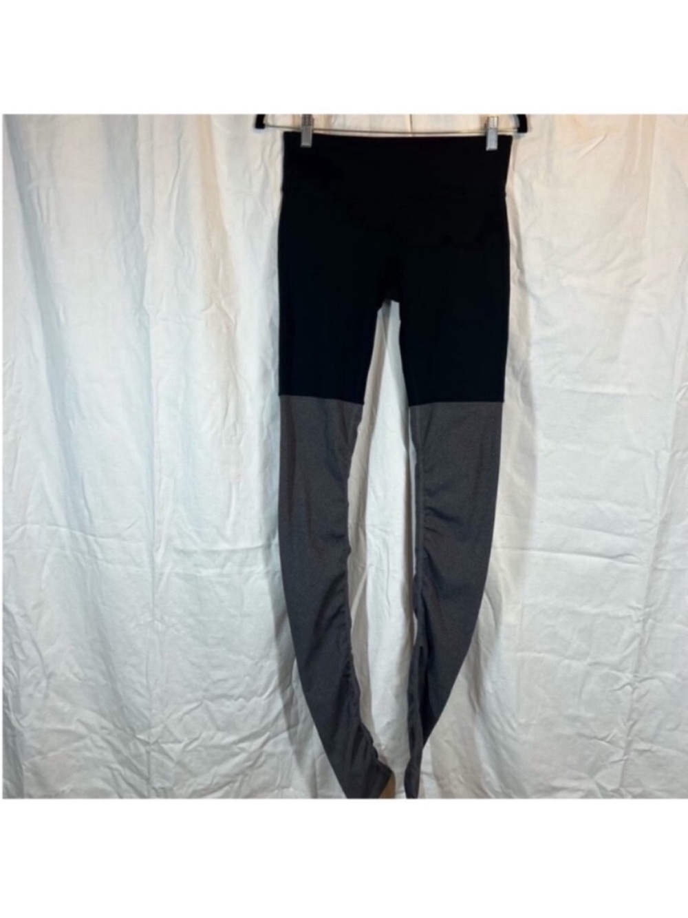 Alo High Waist Goddess Leggings Black / Stormy Heather